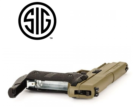 Sig Sauer P226 FDE Blowback CO2 - 4,5 mm BB's Acero / Balines